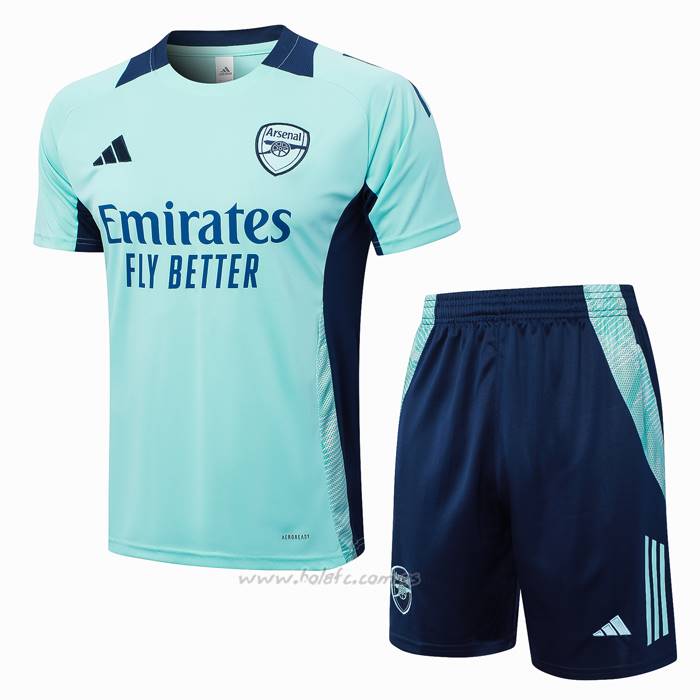 Chandal del Arsenal Manga Corta 2024-2025 Verde - Pantalon Corto